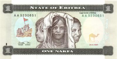 Eritrea 1997. 1N, 5N, 10N, 20N, 50N, 1000N teljes sor! T:I