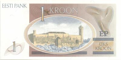 Észtország 1991-92. 1K, 2K, 5K (2x) klf évszámmal, 10K, 25K T:I