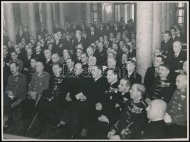 cca 1940 3 db fotó: Szombathelyi Ferenc, Lakatos Géza és más tisztek, az egyik hátulján feliratozva,...