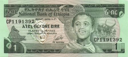 Etiópia 1969(1976). 1B, 5B, 10B T:I