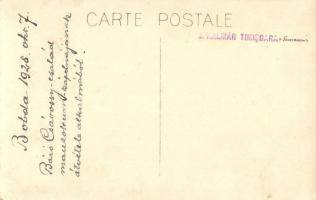 1928 Papd, Bobda; Báró Csávossy-család mauzóleum kápolnájának felavatási ünnepsége / inauguration of...