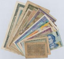 Románia 1920-1999. 14db klf bankjegy T:III,III- Romania 1920-1999. 14pcs of diff banknotes C:F,VG