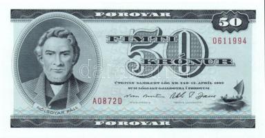Feröer szigetek 1987. 50K, Sign.Bentsen-Dam T:I