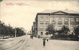 Pozsony, Pressburg, Bratislava; Kossuth Lajos tér / square