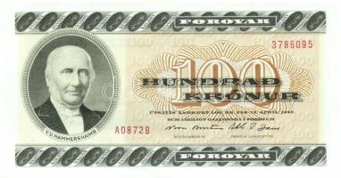 Feröer szigetek 1987. 100K, Sign.Bentsen-Dam T:I