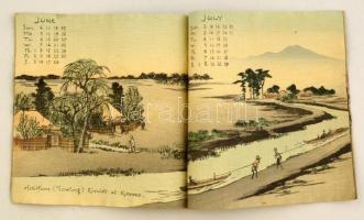 1905 The Landscapes of Tokyo. Calendar for 1905. Tokyo, T. Hasegawa, 8 sztl. lev. (borítókkal együtt...