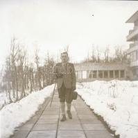 Vegyes fotónegatív tétel, kb. 40 db, 6x6 és 6x9 cm