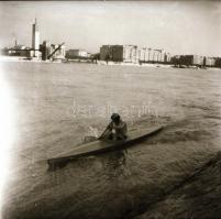 Vegyes fotónegatív tétel, kb. 40 db, 6x6 és 6x9 cm