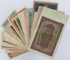 Német Birodalom / Weimari Köztársaság / Német Harmadik Birodalom 1903-1940. 28db-os vegyes bankjegy ...