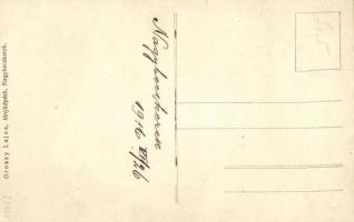 1916 Nagybecskerek, Zrenjanin, Veliki Beckerek; Békét akaró katona teljes felszerelésben karórával é...