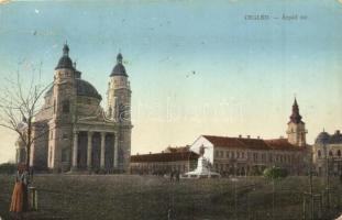 Cegléd, Árpád tér, Református templom. W. L. Bp. 51. (EK)