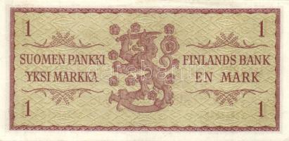Finnország 1963. 1M (2x) két klf aláírással T:I