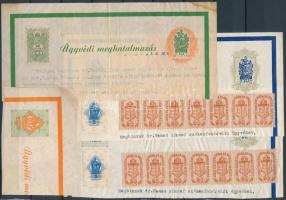 Ügyvédi meghatalmazások az időszak sok okmány és illetékbélyegével