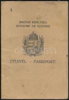 1931 A Magyar Királyság által kiadott fényképes útlevél / Hungarian passport