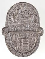 DN "Isten áldd meg a magyart." ezüstözött fém jelvény (30x40mm) T:2