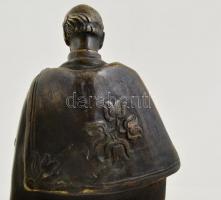 Varga Ferenc, (1906-?): Pásztor. Patinázott bronz, jelzett, m: 40 cm