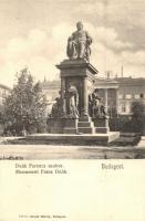 Budapest V. Deák Ferenc szobor. Divald Károly 112. sz.