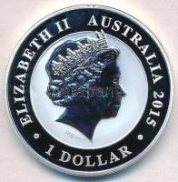 Ausztrália 2015. 1$ Ag "Kookaburra" (1oz/0.999) T:BU 
Australia 2015. 1 Dollar Ag "K...