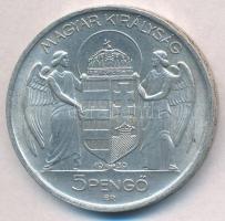 1939. 5P Ag "Horthy balra" T:2 kis ph.
Adamo P8.2