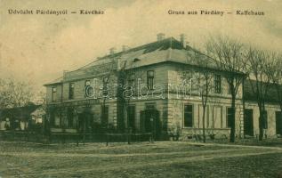 Párdány, Meda; Kávéház és étterem, üzlet. W. L. 1070. / café and restaurant, shop (EK)