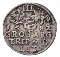 Lengyel Királyság / Litvánia / Vilnius 1582. 3Gr Ag "Báthory István" (2,12g) T:2-
Poland ...