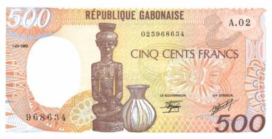 Gabon 1985. 500Fr T:I