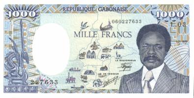 Gabon 1986.1.1. 1000Fr T:I