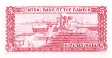 Gambia 1971-86. 1D, 5D Sign.7 T:I