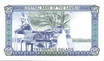 Gambia 1987-90. 5D, 10D, 25D Sign.8, teljes sor! T:I