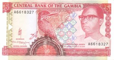 Gambia 1989-91. 5D, 10D, 25D, 50D Sign.10, teljes sor! T:I