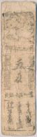 Japán / Tokugava-sógunátus / Hirosima prefektúra ~1700-1800. Hansatsu bankjegy T:III- ly. Japan / Tokugawa Shogunate / Hiroshima Prefecture ~1700-1800. Hansatsu note C:VG hole