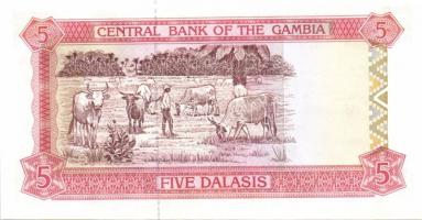 Gambia 1989-91. 5D, 10D, 25D, 50D Sign.10, teljes sor! T:I