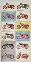 cca 1960-1970 ČZ és Jawa motorok színes prospektusa