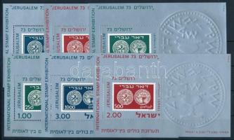 Internationa l stamp exhibition ,,Jerusalem' 73&quot; blockset, Nemzetközi bélyegkiállítás &quot;Jerusalem '73&quot; blokksor