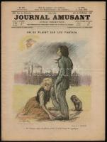 1901 Journal Amusant, journal humoristique Nr. 101 - francia nyelvű vicclap, illusztrációkkal, 16p / French humor magazine
