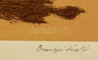 Baranyi László(?-): Dokumentum. Szerigráfia, papír, jelzett, 21×29 cm