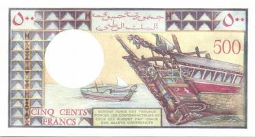 Dzsibuti 1979-84. 500Fr, 1000Fr, 5000Fr, 10.000Fr teljes sor! T:I