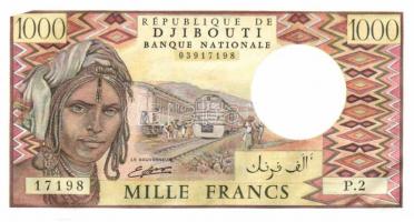 Dzsibuti 1979-84. 500Fr, 1000Fr, 5000Fr, 10.000Fr teljes sor! T:I