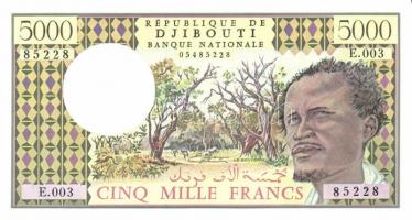 Dzsibuti 1979-84. 500Fr, 1000Fr, 5000Fr, 10.000Fr teljes sor! T:I