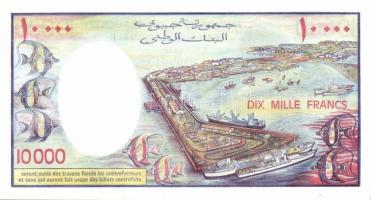 Dzsibuti 1979-84. 500Fr, 1000Fr, 5000Fr, 10.000Fr teljes sor! T:I