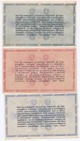 1946. 6db klf adópengő T:II,III kis szakadás
