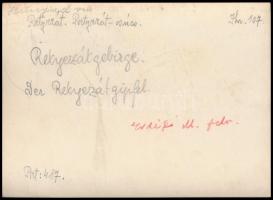 cca 1910 Retyezát, a Retyezát-csúcs, Erdélyi Mór felvétele, hátulján feliratozva, pecséttel jelzett,...