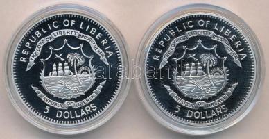 Libéria 2009. 5$ Cu (2xklf) "Nagy Hadvezérek - Árpád, Hannibál " multicolor T:PP 
Liberia...