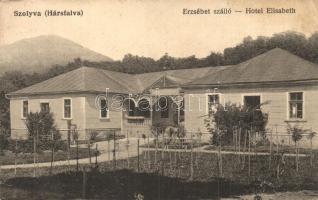 Szolyva (Hársfalva-gyógyfürdő), Nelipino; Erzsébet szálló / Hotel Elisabeth + K.u.K. Husarenregiment Nr. 16. 2. Eskadron (EK)
