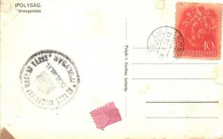 Ipolyság, Sahy; Vármegyeház / county hall "1938 Az Első Visszatért Magyar Város" So. Stpl