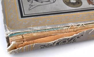 Hans Makart Album. Bécs, é. n., Franz Bondy. Díszes, sérült gerincű szecessziós kötésben, számos kép...