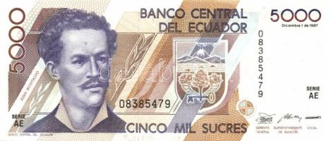 Ekvádor 1987.12.1. 5000S T:I