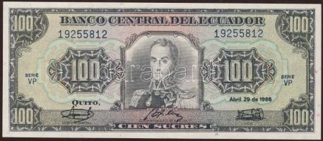 Ekvádor 1986.4.29. 100S T:I