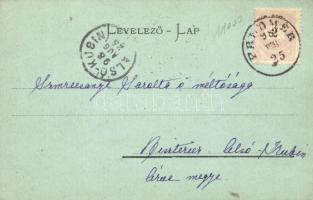 1998 Prilesz, Príles (Hőlak, Trencianska Teplá); kastély. Gansel Lipót kiadása / castle (EK)