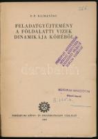 P. P. Klimentov: Feladatüjtemény a földalatti vizek dinamikája köréből. Fordította: dr. Viczián Istv...